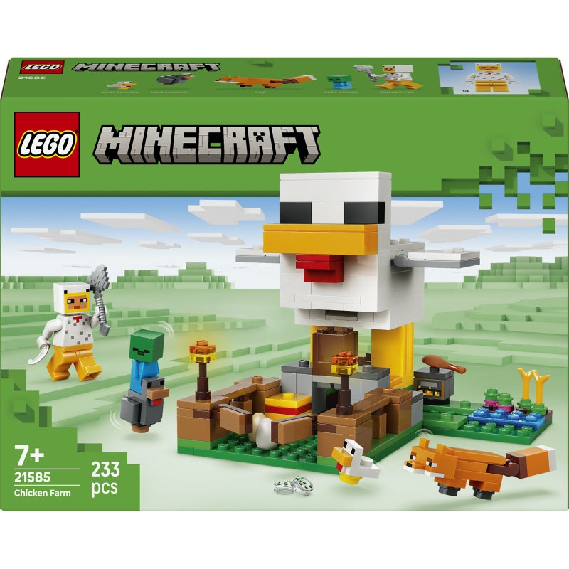 LEGO Minecraft Chicken Farm 21585 Building Toy Set (233 Pieces) - Image 2